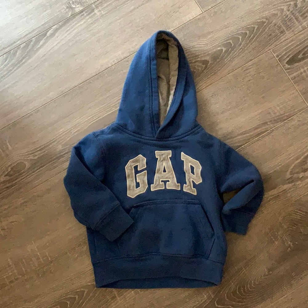 Gap blue and gray hoodie